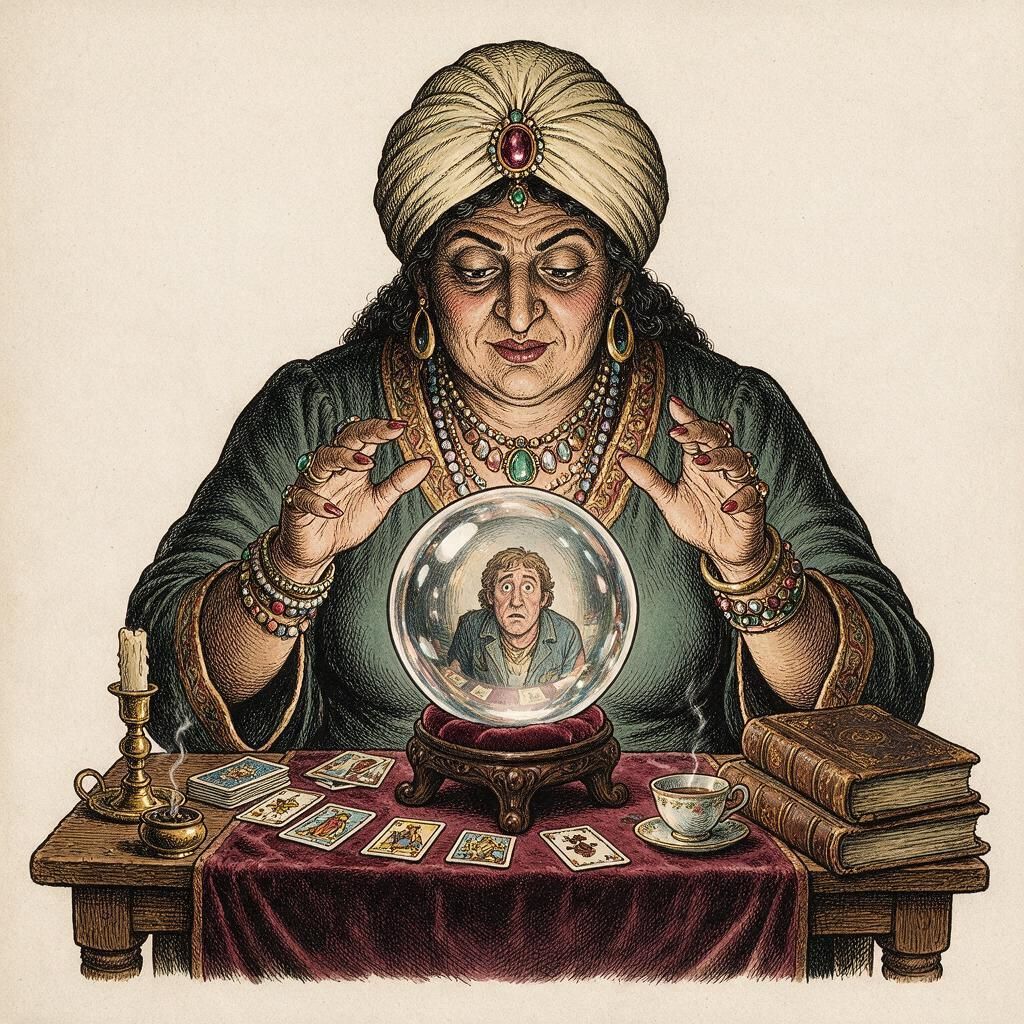 Madame Zora, neighborhood psychic